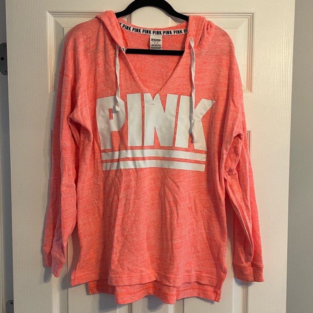 VS PINK Coral Light Sweatshirt M